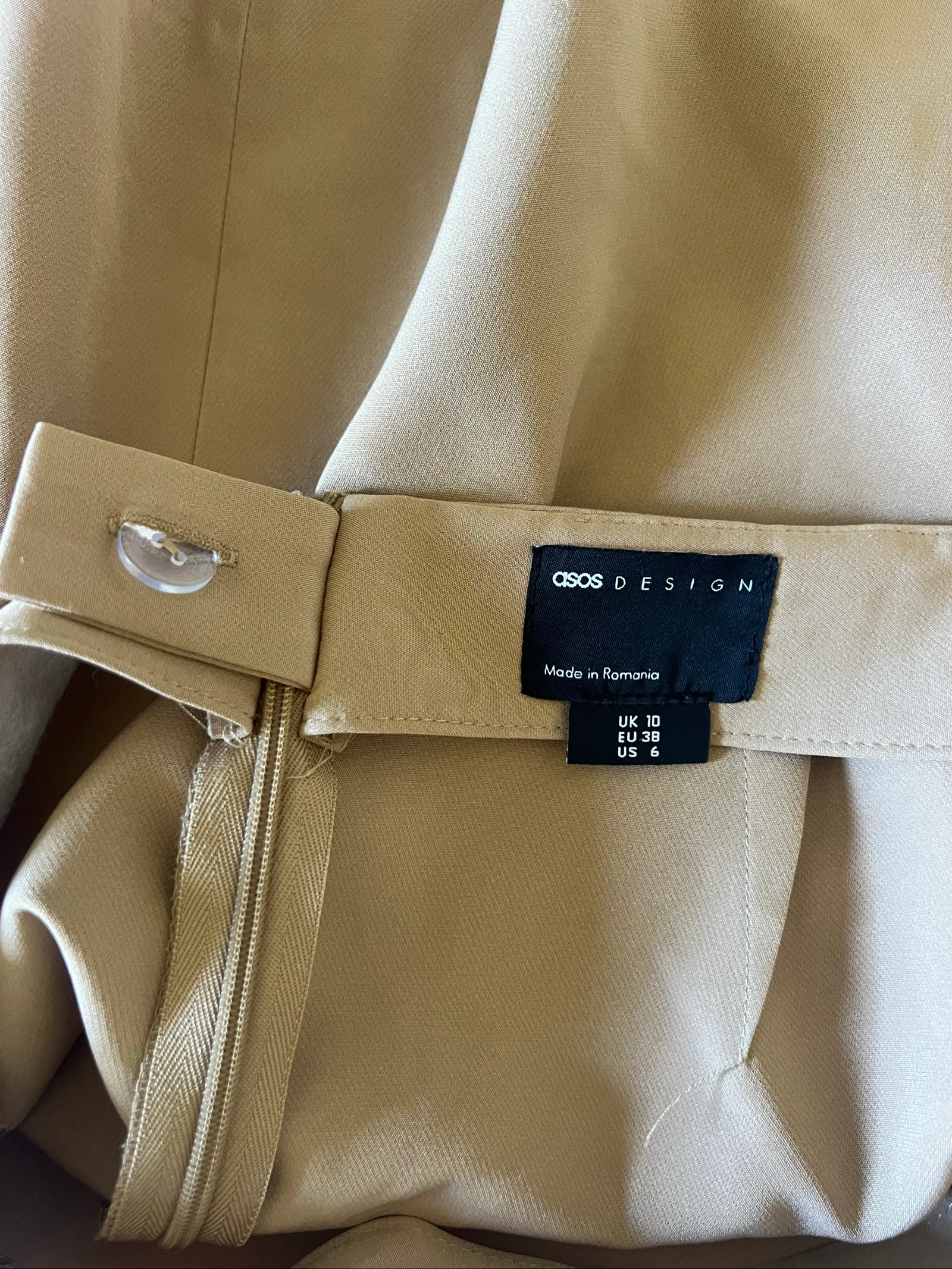 Asos beige dressy short skirt – photo 4